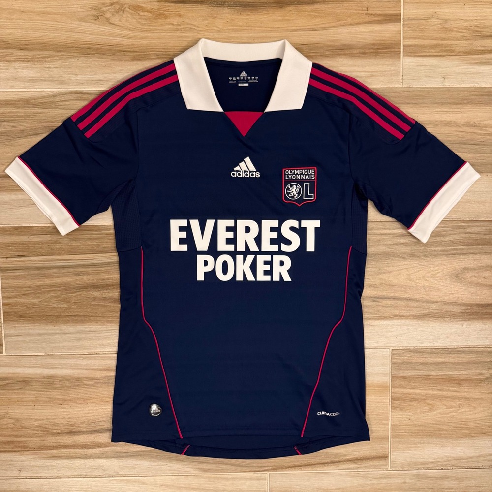 Adidas Olympique Lyonnais Lyon 2011-12 Away Jersey Everest Poker Men's Small